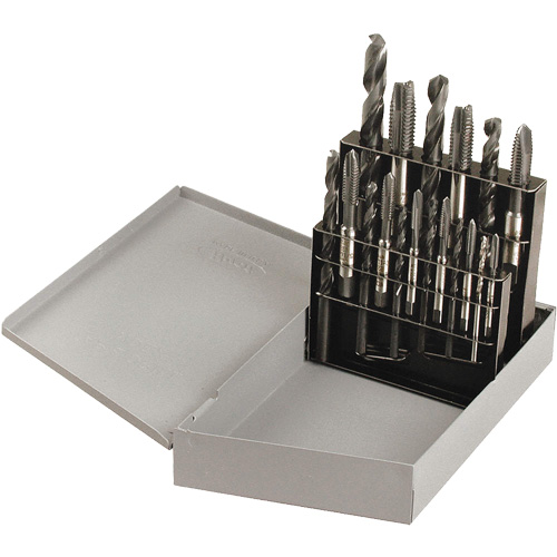 Jeu de tarauds &agrave; main Drill & Plug, 18 morceaux EastCoast Offshore Supplies