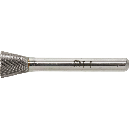 Fraise au carbure dur, SN-1, 1/4" dia., 1/4" Tige, 5/16" Prof. de la coupe EastCoast Offshore Supplies