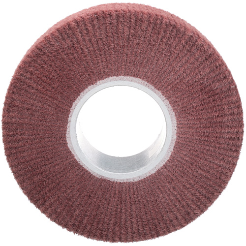 Brosse &agrave; lamelle de finition Scotch-Brite, Oxyde d'aluminium, Grain Fin, 8" x 2" x 3" EastCoast Offshore Supplies