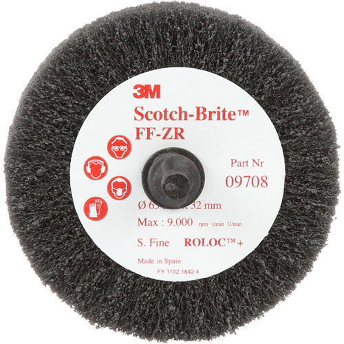 Scotch-Brite Cut & Polish Flap Brush, Aluminum Oxide, Fine Grit, 2-1/2" x 1-1/4" x 1/4" EastCoast Offshore Supplies