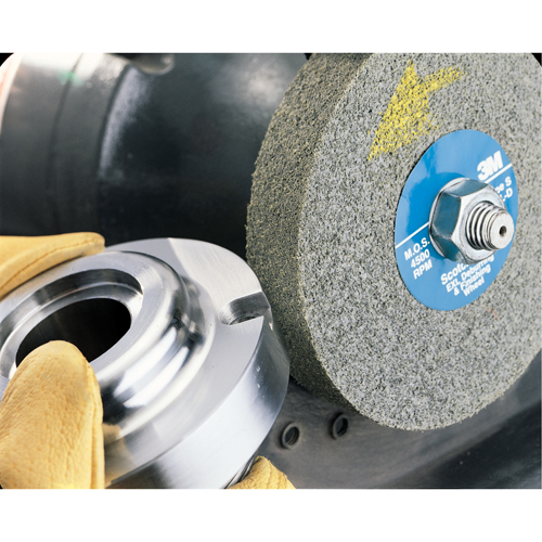 Scotch-Brite EXL Deburring Wheels, 6" x 1/2", 1" Arbor, Aluminum Oxide EastCoast Offshore Supplies