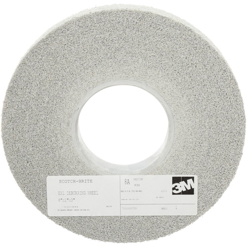 Scotch-Brite EXL Deburring Wheels, 8" x 1", 3" Arbor, Aluminum Oxide EastCoast Offshore Supplies