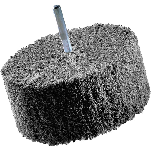 Meules de finition Scotch-Brite, 8" x 2", Arbre de 3" EastCoast Offshore Supplies