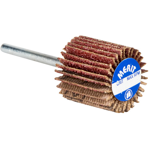 Roue &agrave; lamelles haute performance Micro-Mini, Oxyde d'aluminium, Grain 60, 3/4" x 3/4" x 1/8" EastCoast Offshore Supplies