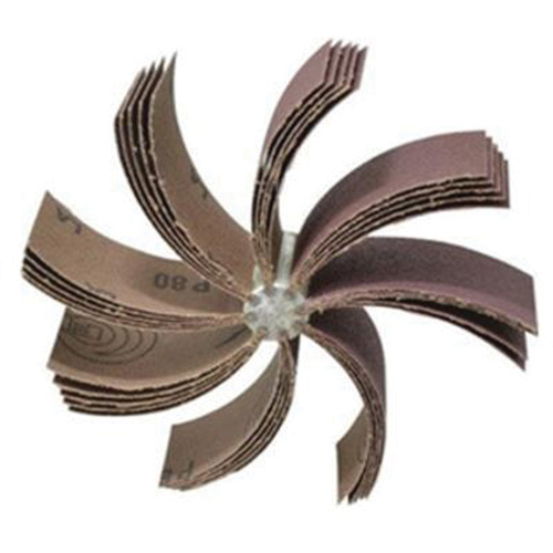 Outil de polissage d'al&eacute;sage &agrave; lamelles ordinaires B-830, Oxyde d'aluminium, Grain 80, 6-3/4" x 1-1/2" EastCoast Offshore Supplies