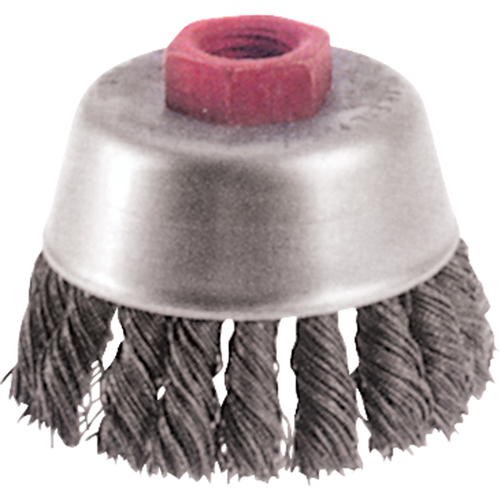 Knot Wire Cup Brushes - High Speed Small Grinder, 2-3/4" Dia. x M10x1.25 Arbor EastCoast Offshore Supplies