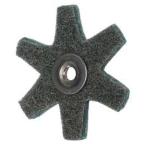 Disque abrasif en forme d'&eacute;toile pour pr&eacute;paration de surface Abrasotex , 2" dia., Grain Tr&egrave;s fin, Oxyde d'aluminium EastCoast Offshore Supplies