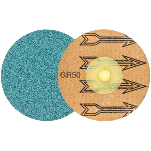 TWIST TOPCUT Sanding Disc, 3" Dia., 50 Grit, Zirconium EastCoast Offshore Supplies