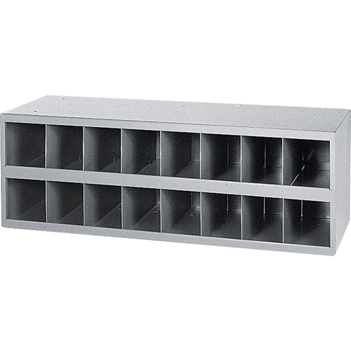 Steel Storage Bin Cabinet, 33-3/4" W x 12" D x 11-1/2" H, Grey EastCoast Offshore Supplies