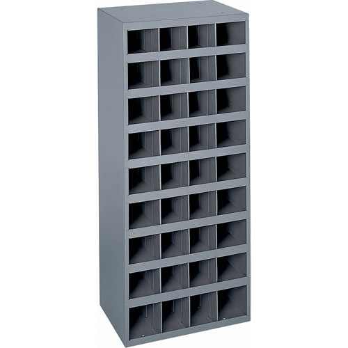 Steel Storage Bin Cabinet, 17-7/8" W x 12" D x 42" H, Grey EastCoast Offshore Supplies