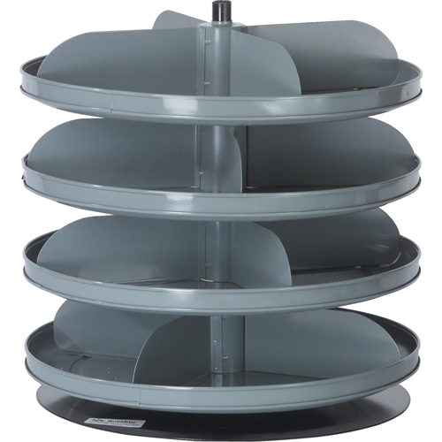 Rotabin&reg; Storage Units, 60 lbs. Capacity per Level, 4 Level, 18-1/2" H x 17" Dia. EastCoast Offshore Supplies
