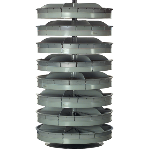Rotabin&reg; Storage Units, 500 lbs. Capacity per Level, 8 Level, 66" H x 34" Dia. EastCoast Offshore Supplies