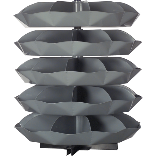 Rotabin&reg; Storage Units, 625 lbs. Capacity per Level, 3 Level, 34" H x 44" Dia. EastCoast Offshore Supplies