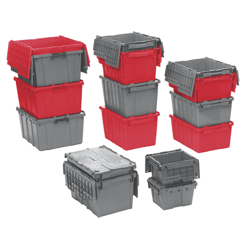 Contenants de distribution Flipak en plastique poly&eacute;thyl&egrave;ne (PE), 15,2" x 10,9" x 9,7", Bleu EastCoast Offshore Supplies