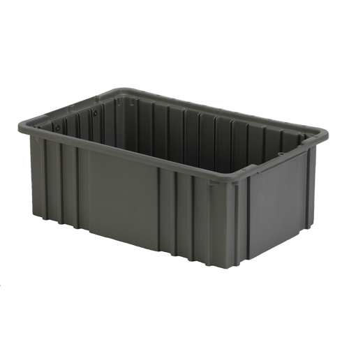 Divider Box, Polyethylene, 15.5" W x 9.9" D x 6" H, Grey EastCoast Offshore Supplies
