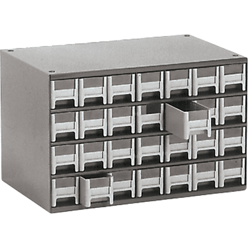 Modular Parts Cabinets, Steel, 28 Drawers, 17" x 10-9/16" x 2-2/16", Grey EastCoast Offshore Supplies