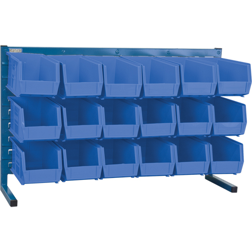 Rayonnage &agrave; persienne avec bacs, 18 bacs, 8-1/4" la x 36" p x 22" h EastCoast Offshore Supplies