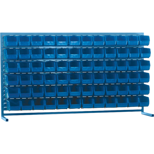 Rayonnage &agrave; persienne avec bacs, 72 bacs, 72" la x 15" p x 40" h EastCoast Offshore Supplies
