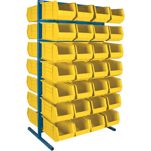 Double-Sided Stationary Bin Rack, 36" W x 24" D x 61" H, 56 Bins EastCoast Offshore Supplies