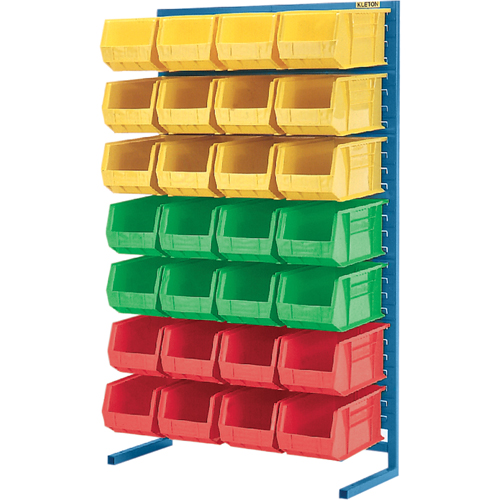 Stationary Bin Racks  -Single-Sided - Rack Only, 36" W x 12" D x 61" H EastCoast Offshore Supplies