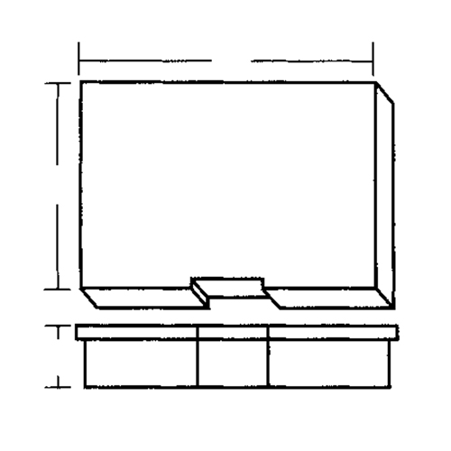 Boîte &agrave; compartiments, Plastique, 15-1/2" la x 11-3/4" p, 2-1/2" h, Gris EastCoast Offshore Supplies