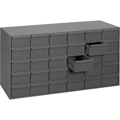 Casiers &agrave; tiroirs industriels, 30 tiroirs, 33-3/4" la x 11-5/8" p x 17-3/4" h, Gris EastCoast Offshore Supplies