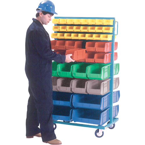 Supports mobiles pour contenants - &agrave; deux c&ocirc;t&eacute;s, 0 bacs, 36" la x 24" p x 67-1/2" h EastCoast Offshore Supplies