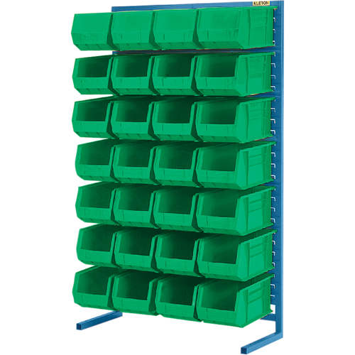 Single-Sided Stationary Bin Rack, 36" W x 12" D x 61" H, 28 Bins EastCoast Offshore Supplies
