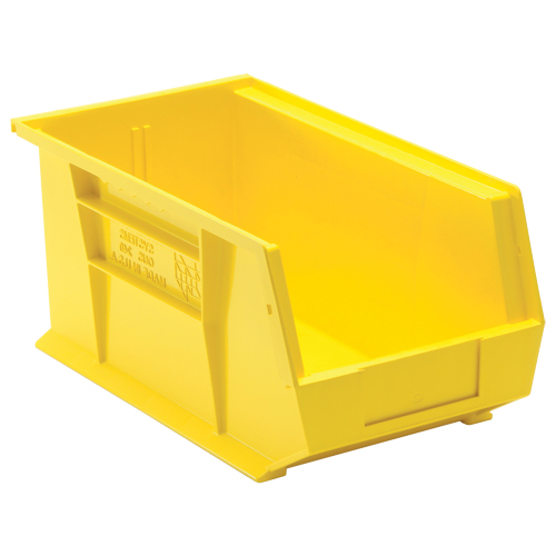 Bacs ultra empilable & suspendable, 8-1/4" la, 7" h x 14-3/4" p, Jaune EastCoast Offshore Supplies