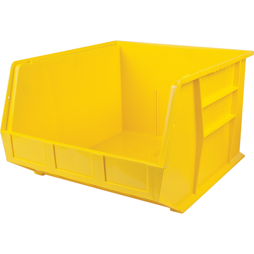 Bacs ultra empilable & suspendable, 16-1/2" la, 11" h x 18" p, Jaune EastCoast Offshore Supplies