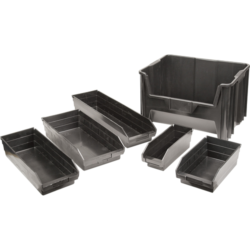 Recycled Shelf Bins, 4-1/8" W x 11-5/8" D x 4" H, 30 lbs. Capacity EastCoast Offshore Supplies