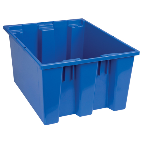 Stack & Nest Totes, 10" x 19.5" x 15.5", Blue EastCoast Offshore Supplies