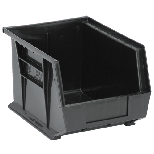 Bacs ultra empilable & suspendable, 8-1/4" la, 7" h x 10-3/4" p, Noir EastCoast Offshore Supplies