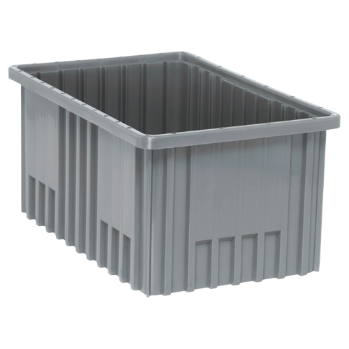 Contenants Divider Box, Plastique, 16,5" la x 10,9" p x 8" h, Gris EastCoast Offshore Supplies