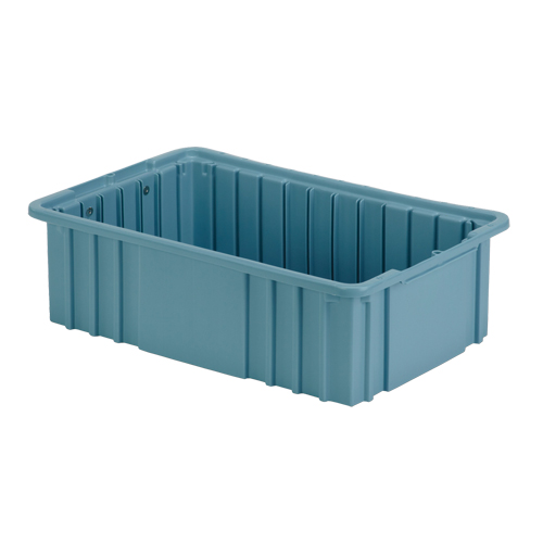 Divider Box, Polyethylene, 15.5" W x 9.9" D x 5" H, Light Blue EastCoast Offshore Supplies