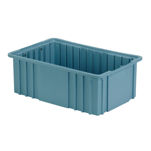 Divider Box, Polyethylene, 15.5" W x 9.9" D x 6" H, Light Blue EastCoast Offshore Supplies