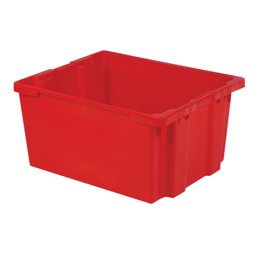 Contenants Stack-N-Nest Polylewton, 15,1" x 30,1" x 24", Rouge EastCoast Offshore Supplies