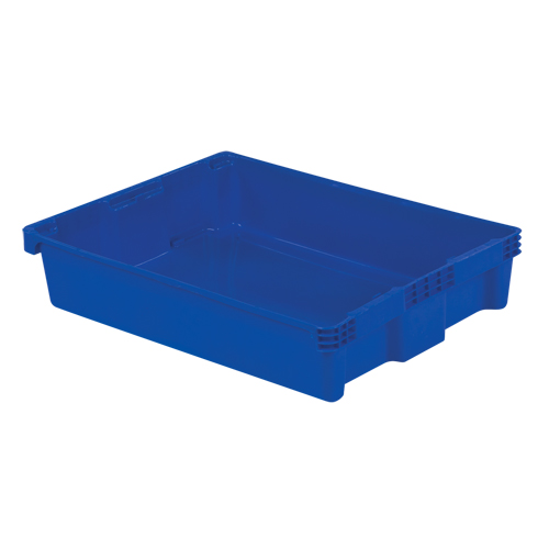 Contenants Stack-N-Nest Polylewton, 6,1" x 29,6" x 22,4", Bleu EastCoast Offshore Supplies
