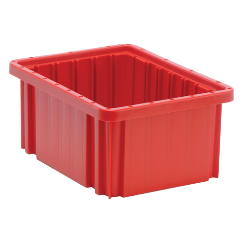 Divider Box&reg; Containers, Plastic, 10.9" W x 8.3" D x 5" H, Red EastCoast Offshore Supplies