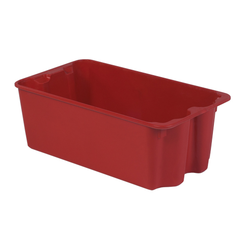 Contenants Stack-N-Nest de Plexton, 16,9" la x 30,6" p x 11,1" h, Rouge EastCoast Offshore Supplies