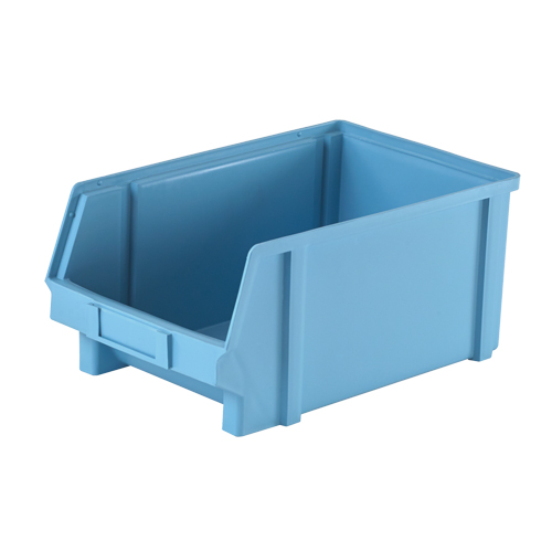 Plastibox&reg; Parts Bin, 8-1/10" W x 6" H x 12-4/5" D, Blue EastCoast Offshore Supplies