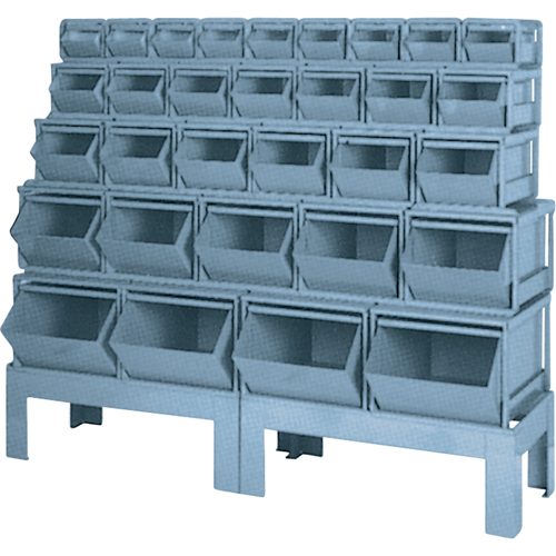 Combinaisons de bacs &agrave; assembler, Cap. 1000 lb, 68" la x 19-1/2" p x 55 1/4" h, Bleu EastCoast Offshore Supplies