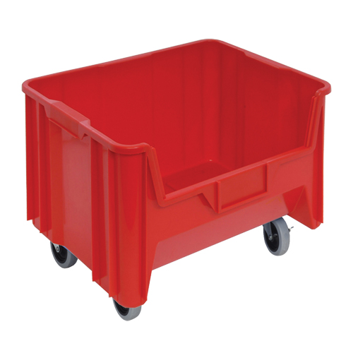 Mobile Giant Stack Container, 12-7/16" H x 19-7/8" W x 15-1/4" D, 250 lbs. Capacity, Red EastCoast Offshore Supplies