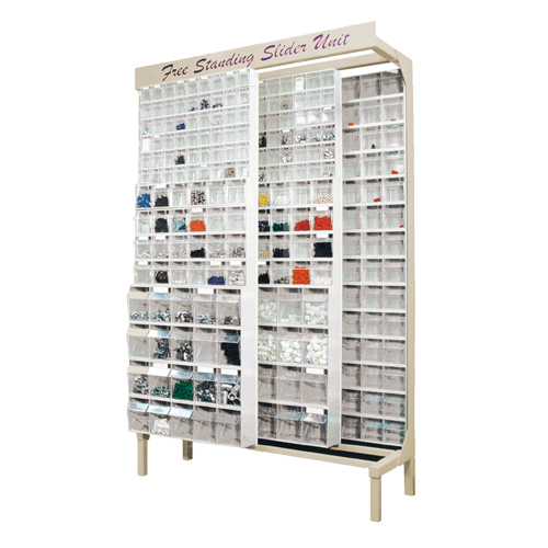 Syst&egrave;me de stockage &agrave; glissi&egrave;re &agrave; bacs basculants autonome, 48" la x 18" p x 77" h, 180 tiroirs EastCoast Offshore Supplies