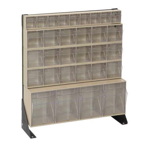 Tip-Out Bins Stand, 23-5/8" W x 8" D x 28" H, 31 Drawers EastCoast Offshore Supplies
