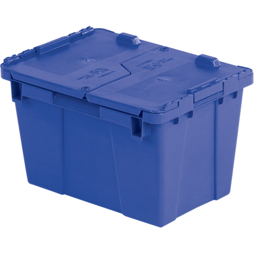 Contenants de distribution Flipak en plastique poly&eacute;thyl&egrave;ne (PE), 15,2" x 10,9" x 9,7", Bleu EastCoast Offshore Supplies
