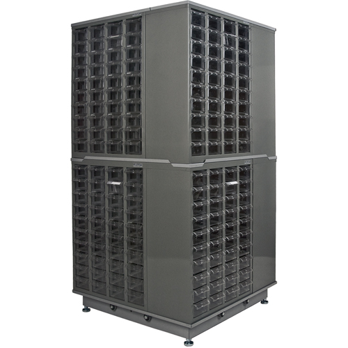 KPC-600 Parts Cabinet, Galvanized Steel, 40 Drawers, 18-3/10" x 8-7/10" x 25-3/10", Grey EastCoast Offshore Supplies