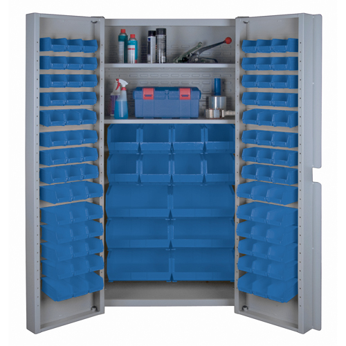 Deep Door Combination Cabinets, 38" W x 24" D x 72" H, Grey EastCoast Offshore Supplies