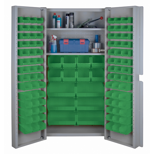 Deep Door Combination Cabinets, 38" W x 24" D x 72" H, Grey EastCoast Offshore Supplies