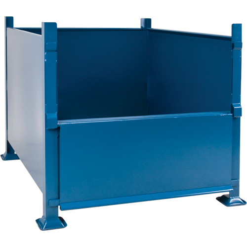 Bulk Stacking Containers, 30" H x 34.5" W x 40.5" D, 3500 lbs. Capacity EastCoast Offshore Supplies